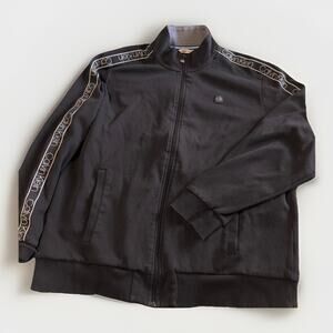 Calvin Klein Track Jacket Black Full Zip Men's Size XXL [D1]